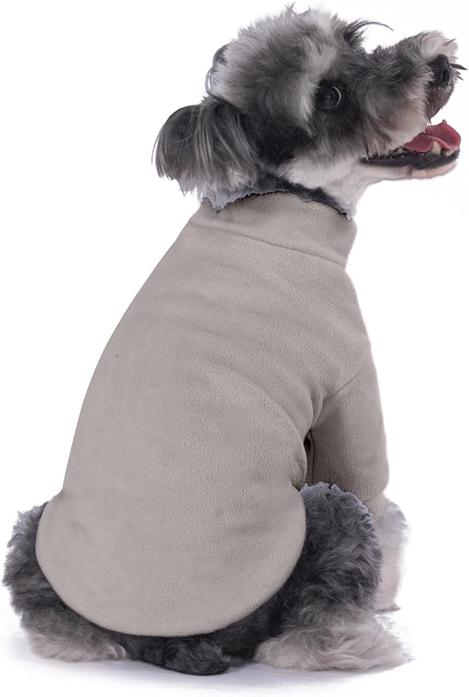Dog Sweater, 3 Pack Dog Sweaters for Small Dogs Girl Boy, Ultra Soft Warm Puppy Clothes Dog Coat for Winter (Gray+Azure+Navy, X-Large)