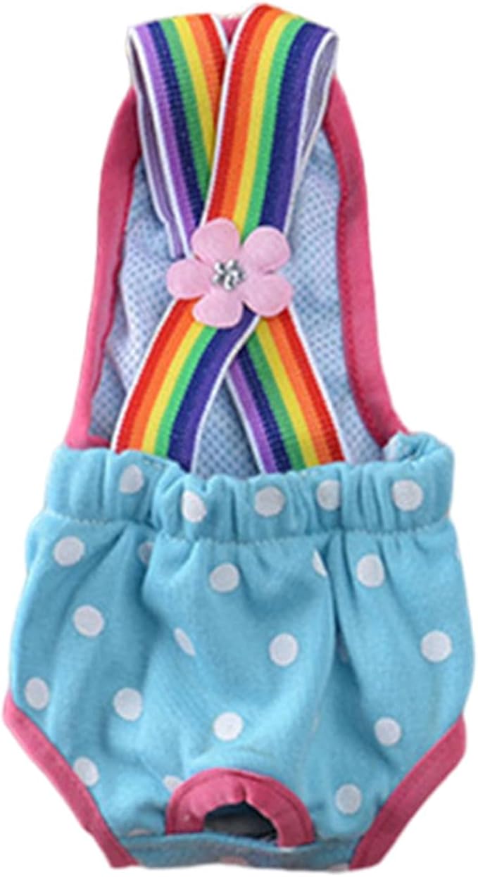 Dog Diaper Shorts Sanitary Pantie Female Dogs Adjustable Suspender Diaper Panties Period Briefs Dog Physiological Shorts