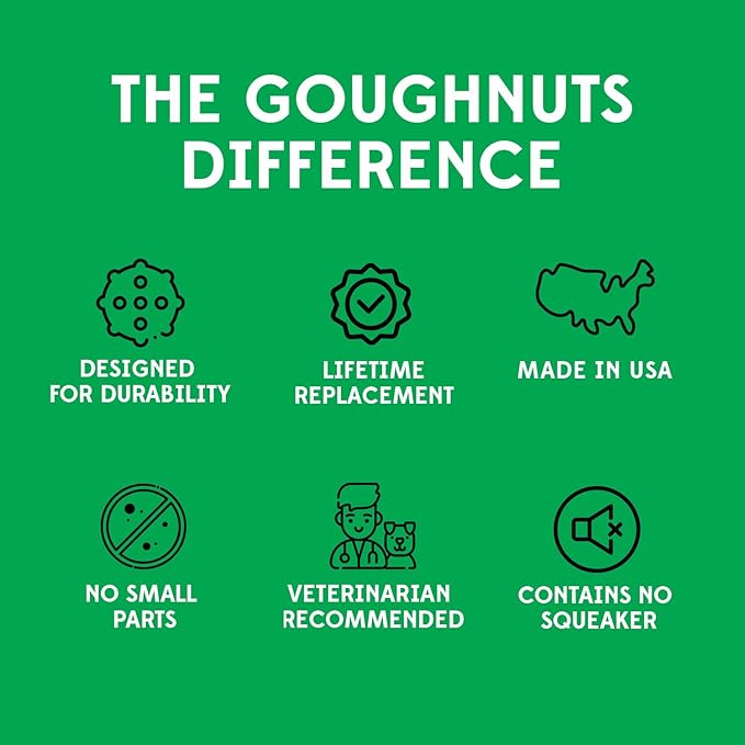 Goughnuts Large Water Stick – Floating Dog Toys for Water Fetch, Interactive Heavy Duty Dog Pool Toy for Aggressive Chewers, Big and Large Dogs 60+ lbs, Natural Reinforced Rubber Float, USA Made