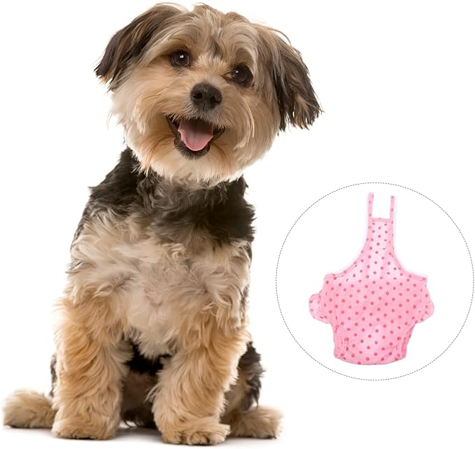 Pet Dog Physiological Diaper Panties for Female Dogs Pink S Menstruation Protection with Leak Prevention Pet Sanitary Underwear for Estrus Hygiene and Home Cleanliness