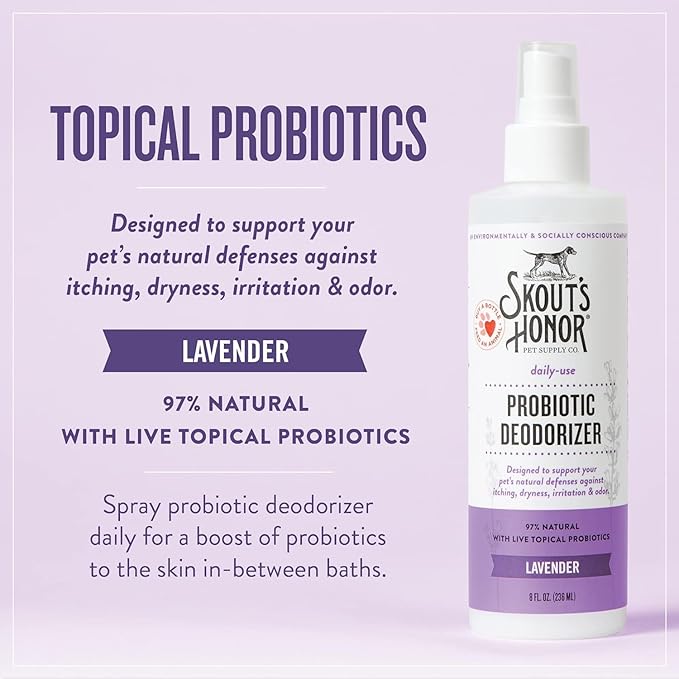 SKOUT'S HONOR Probiotic Grooming Essentials Bundle - Lavender