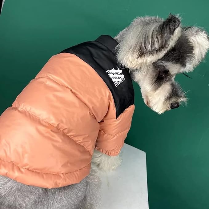 Dog Winter Coat Duck Down Jacket for Small Medium Dogs-Thicken Dog Coat Windbreaker Puppy Winter Clothes for Cold Weather Snowday (Pink, XX-Large)