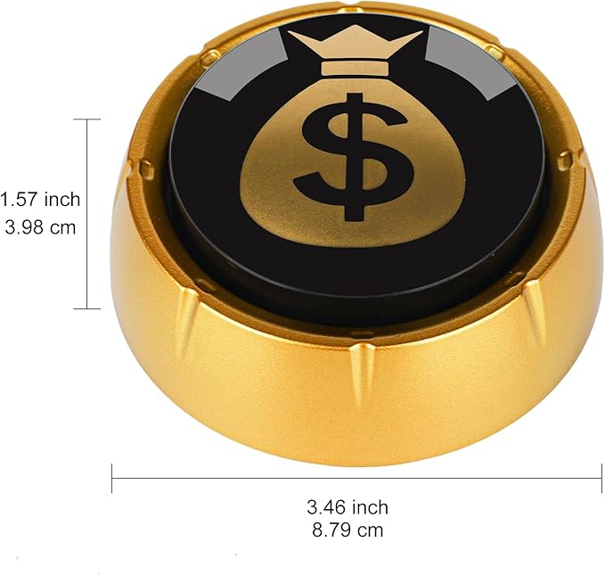 Talking Button,Button-Complete Red/Black… (Gold Black)