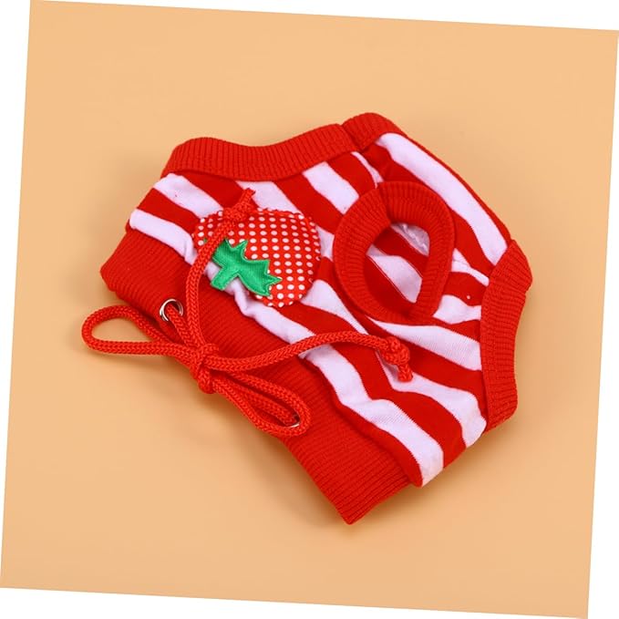 Kisangel Pet Diaper Washable Male Dog Shorts Stripe Design Comfortable Physiological Pants for Male Dogs s for Incontinence and Estrus Protection