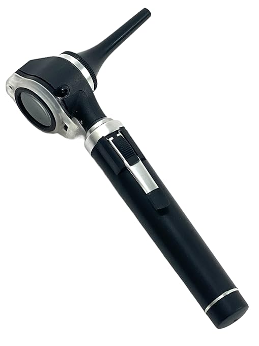 ArtLaB-Premium Veterinary Otoscope Set Kit Veterinary Diagnostic Set Instrument with Reusable Ear Speculas Set -Veterinary Diagnostic Otoscope Set and Hartmann Speculum (White Lens Vet Otoscope)