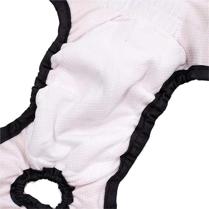Pet Female Dog Aunt Napkin Sanitary Napkin Safety Pants Anti-mating Anti-Harassment Physiological Pants Dog Clothes(Pink,XL)