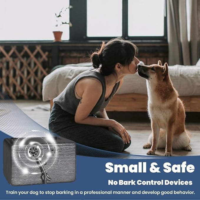 Anti Barking Devices，Anti Barking Device for Dogs Long Range 50ft (270°)，3 Modes Ultrasonic Bark Box，Dog Barking Deterrent Devices，Bark Box，Barking Control Devices for Dog Training in Outdoor/Indoor