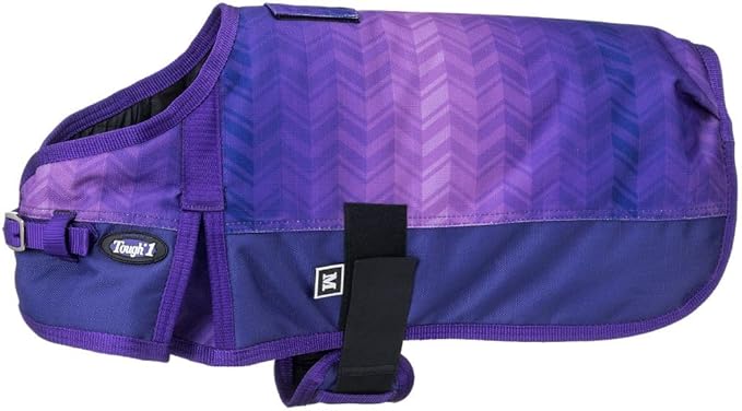 Tough 1 1200D Deluxe Chevron Dog Blanket S Purple