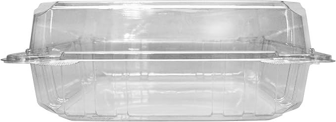Karat Clamshell Take Out Food Containers [9.3"x8.6" - 200 ct] Durable, Stackable, Crack-Resistant To Go Boxes | Translucent