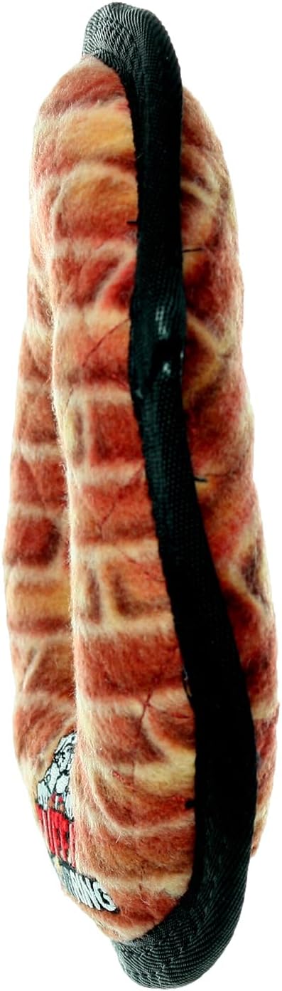 TUFFY - World's Tuffest Soft Dog Toy - MEGA-Jr Ring Brick -Multiple Layers. Made Durable, Strong & Tough. Interactive Play (Tug, Toss & Fetch). Machine Washable & Floats