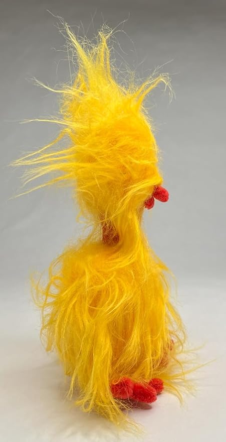 Glory To Dog Phyllis The Crazy Chicken Plush and Squeak Small and Medium Breed Dog Toy