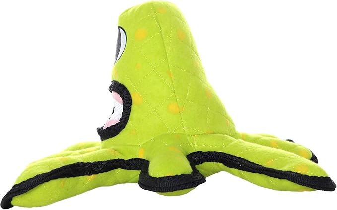 TUFFY® - World's Tuffest Soft Dog Toy - Alien - Multiple Layers. Made Durable, Strong & Tough. Interactive Play (Tug, Toss & Fetch). Machine Washable & Floats. (Green, Large 2 Pack)
