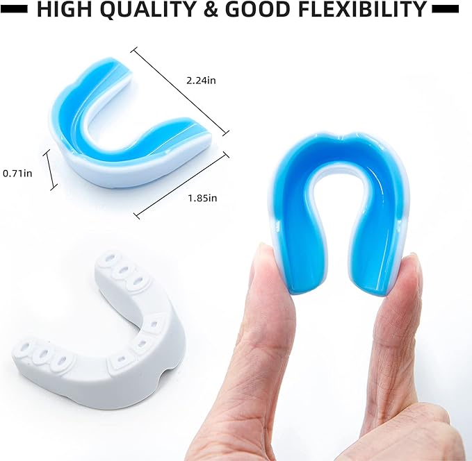 Kids Youth Mouth Guard for Sports, Boys Girls Mouthguard for Football Boxing MMA Lacrosse Basketball Taekwondo Karate Wrestling (5 Pack)