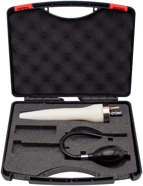 iDili Professional Dogs Artificial Insemina Syringe, Imitation Natural Mating Insemination Artificial Silicone Inseminating Syringe (A: for Over 40KG Dogs)