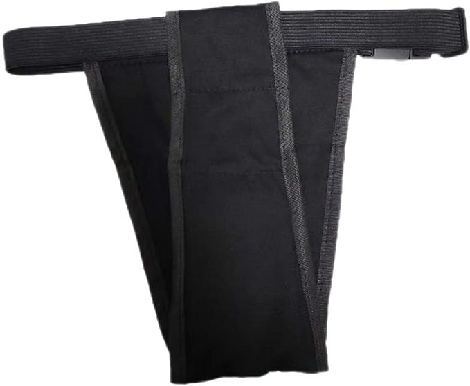 Reusable Female Dog Diapers, Dog Underwear Diaper with Adjustable, Washable Sanitary Pantie for Female Dogs in Heat (Black XL)
