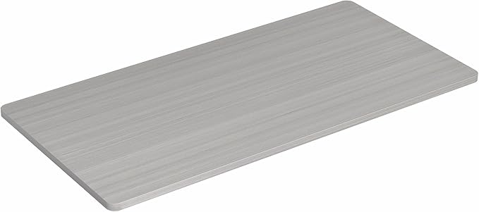 VIVO Universal 55 x 28 inch Solid One-Piece Table Top for Standard and Sit to Stand Height Adjustable Home and Office Desk Frames, Dark Gray, DESK-TOP55-28G