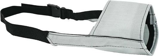 JorVet Soft Dog Muzzle | Adjustable, Breathable Nylon for Preventing Biting | Comfortable & Secure Fit for 3X-Large Dogs – Perfect for Everyday Walks, Vets & Grooming | Gray