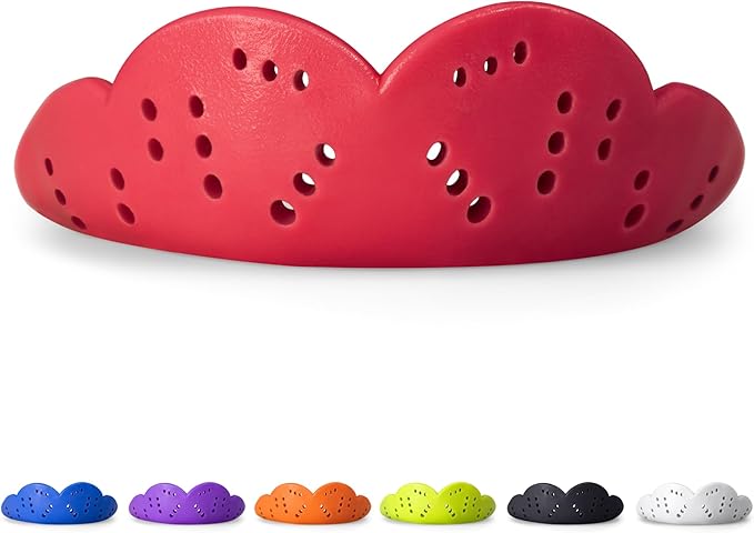 SISU Max Mouthguard - 50% Stronger, Maximum Protection for Rugby, MMA, Boxing, Lacrosse, Football, Hockey, High-Impact Sports - Adult Fit, Remoldable Up to 20 Times, Works for Braces