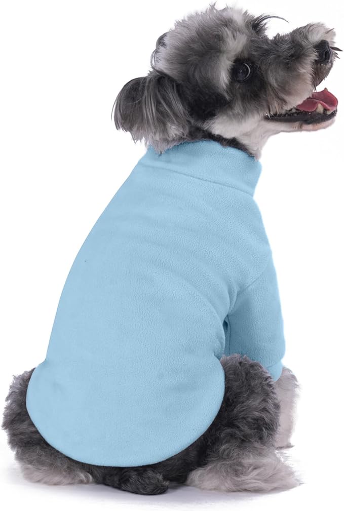 Dog Sweater, 3 Pack Dog Sweaters for Small Dogs Girl Boy, Ultra Soft Warm Puppy Clothes Coat for Winter (Gray+Azure+Navy, XX-Large)
