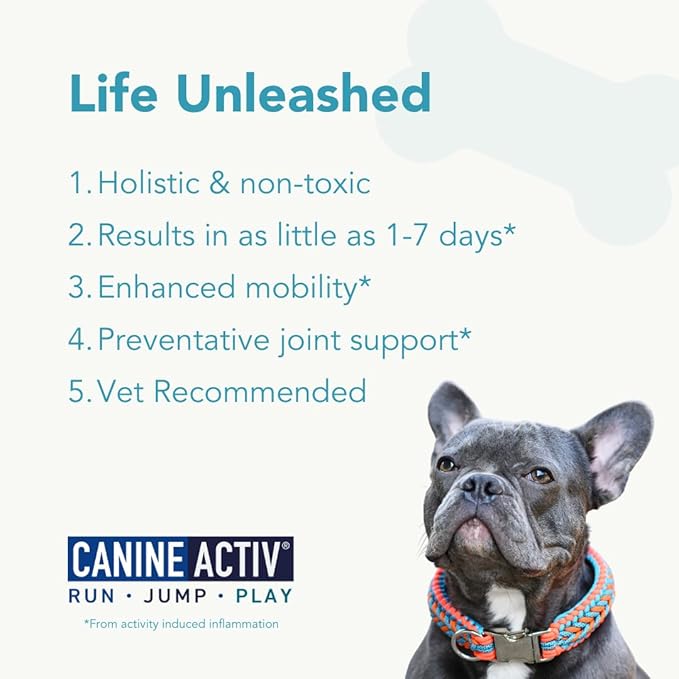 Mobility Support Capsules for Small Dogs, Supports Recovery and Promotes Healthy Joints and Muscles from Activity-Induced Discomfort, 90 Count