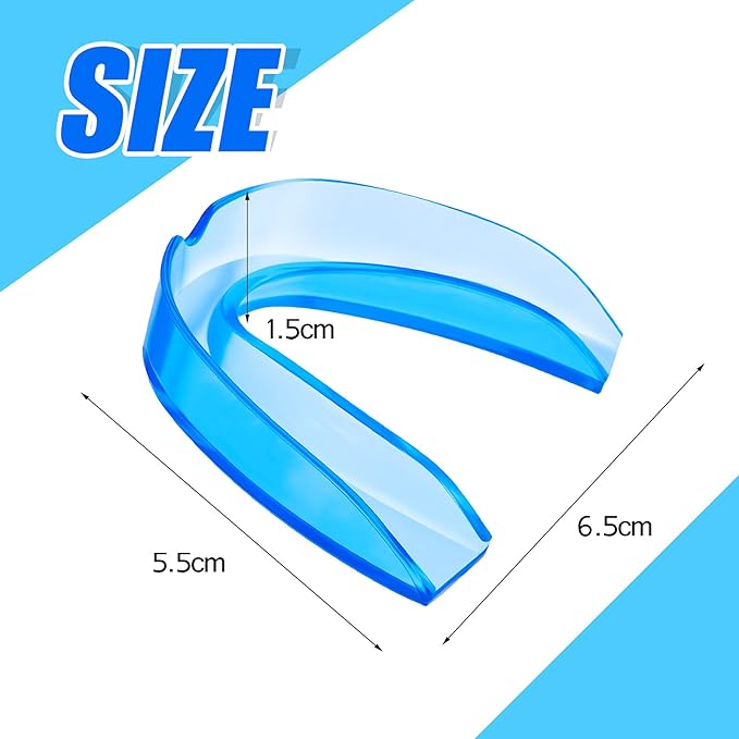 BBTO 20 Pieces Sports Mouth Guard Boxing Mouth Protection Athletic Mouthpiece for Football Basketball Hockey Karate Rugby Match(Blue,Adult (11 yrs & Above))