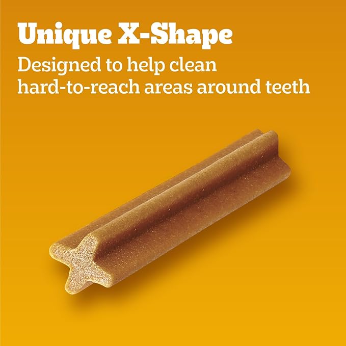 Pedigree Dentastix Dental Chews for Dogs, Small and Toy Breed Dog Treats, Original with Real Chicken, 1.63 lb. Bag (108 Treats Total)