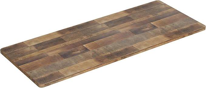 VIVO Reclaimed Wood 60 x 24 inch Universal Solid One-Piece Table Top for Standard and Sit to Stand Height Adjustable Home and Office Desk Frames, DESK-TOP60P