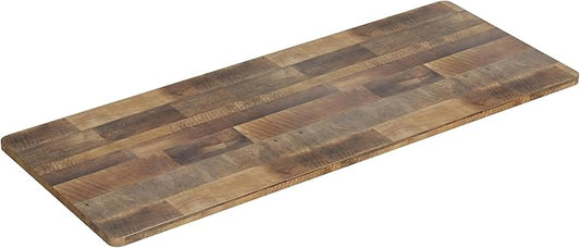 VIVO Reclaimed Wood 60 x 24 inch Universal Solid One-Piece Table Top for Standard and Sit to Stand Height Adjustable Home and Office Desk Frames, DESK-TOP60P