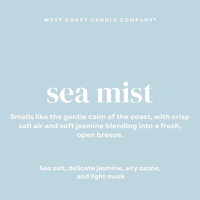 Sea Mist | Pet Friendly Wax Melts | Natural Soy | Clean Burning | Non-Toxic | Veterinarian Approved | Pet Odor Eliminator | Air Freshening Scented Wax Melts