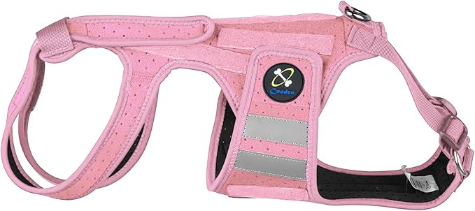 Coodeo Dog Back Brace for Dogs Arthritis, Pet Back Bracer for IVDD, Back Protector Helps Pain Relief, Surgical Recovery and Rehabilitation, Dogs Back Disease Prevention. (Pink,Small)