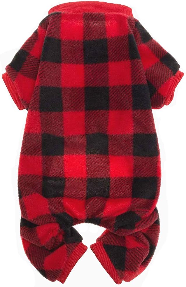 SCENEREAL Dog Pajamas for Large Sized Dogs - Soft Pet Sweater Clothes Pjs, Warm Comfy Puppy Coat Onesie Outfits for Small Medium Doggie Winter, Holiday Christmas Dog Costume Jammies