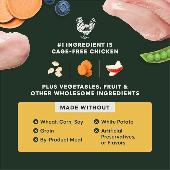 Instinct RawBoost, Natural Dry Dog Food with FreshDried Raw, High Protein, Grain-Free Recipe - Real Chicken, 20 lb. Bag