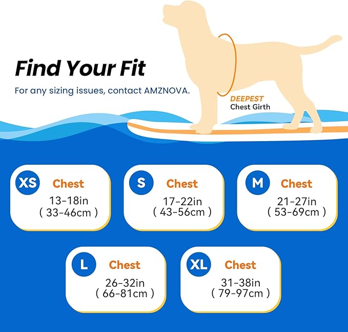 AMZNOVA Rip Stop Dog Life Jacket, Dog Life Vest for Swimming & Boating, Lightweight & Buoyancy for Doggy Puppy, Lifejacket with Handle, L, Pink