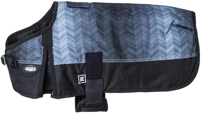 Tough 1 1200D Deluxe Chevron Dog Blanket XS Gray