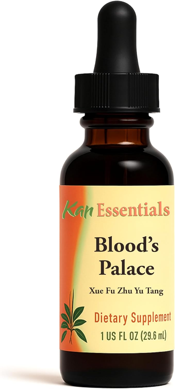 Kan Herb Company Blood’s Palace – Traditional Chinese Herbal Blend for Dogs & Cats to Support Circulation, Liver Qi, Emotional Balance, and Overall Wellness, Liquid Herbal Supplement for Pets, 1 fl oz