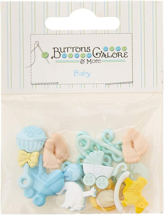 Buttons Galore and More Collection of Novelty Buttons and Embellishments Based on A Variety of Themes, Holidays, and Seasons for DIY Crafts, Scrapbooking, Sewing, Cardmaking and other Projects