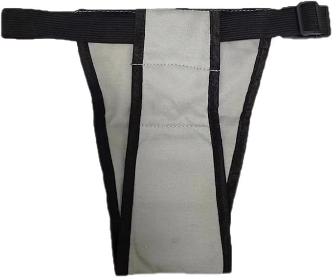 Dog Reusable Diapers Female,Reusable Doggy Diapers with Adjustable, Dog Underwear Diaper for Female Dogs in Heat.(Grey L)