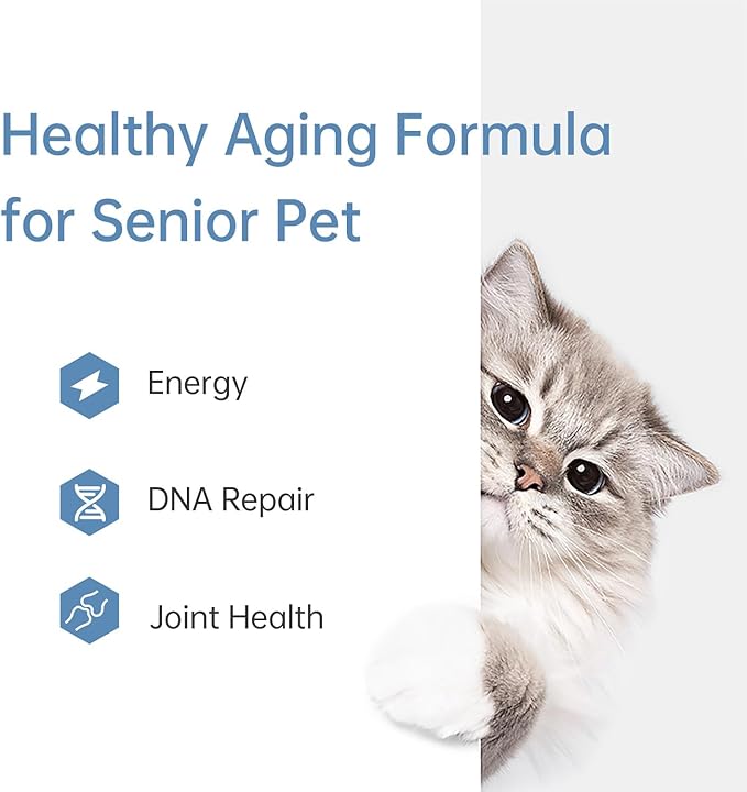 Celfull NAD+ Supplement for Dogs&Cats-Cellular Health & Vitality Support-Promotes Energy,Healthy Aging