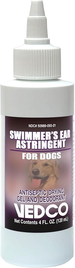 VEDCO Swimmers Ear Astringent for Dogs, 4oz