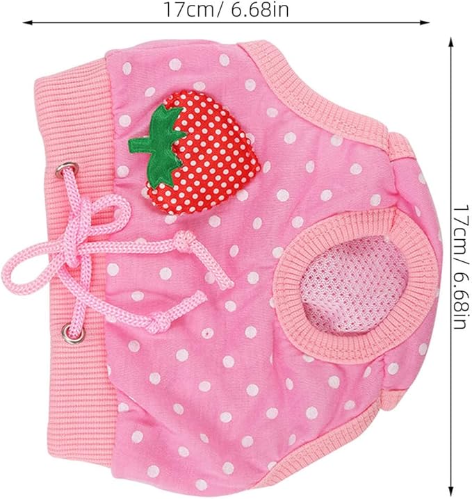 Pet Safety Pants for Dogs Cats Comfortable Cotton Sanitary Menstruation Diapers for Washable Dog Diapers and Pet Physiological Pants