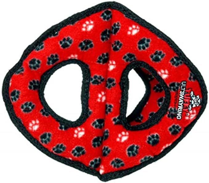 Tuffy Ultimate 3WayRing Red Paw