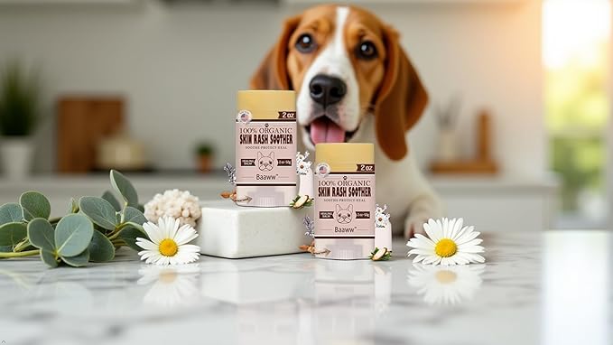 Dog Irritated Skin Relief - Hot Spot Soother Skin Treatment Moisturizer, Anti-Itch & Allergy Dog Lotion, All-Natural Rash Cream for Canine - Soothing Relief for Dry Itchy Coat, Balm 2oz - 2 Pack