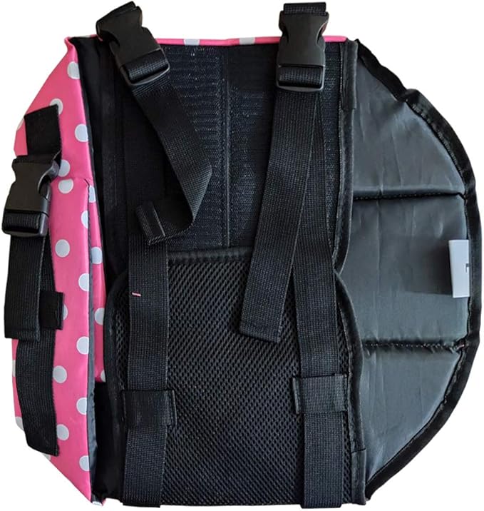 Dog Life Jacket Easy-Fit Adjustable Belt Pet Saver Swimming Safety Swimsuit Preserver with Reflective Stripes for Doggie (XS, Speckle and Pink)
