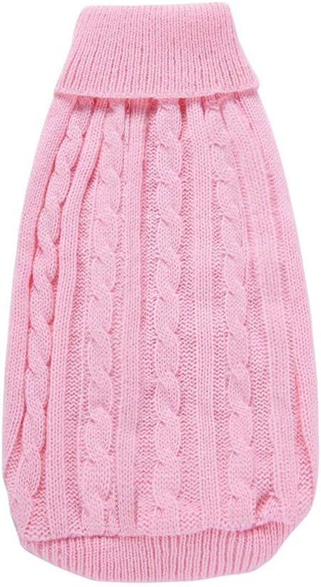 Warm Classic Turtleneck Winter Dog & Cat Sweater - Small, Medium, Large - Cute Christmas Sweater for Girls & Boys