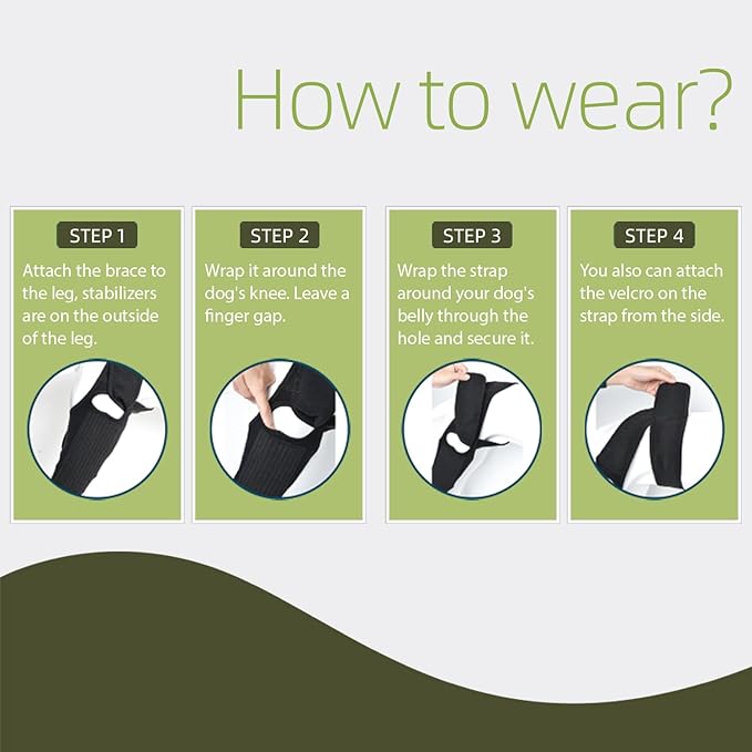 Dog Hip Brace, Knee & Leg Support Brace for ACL Recovery, Ligament Injury - Breathable & Adjustable Dog Leg Brace for Senior Dogs, Post-Surgery Rehabilitation & Mobility Aid(Size XL)