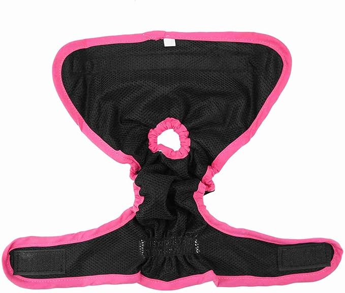 SUNGOOYUE Reusable Dog Diapers Female, Polyester Elastic Dog Physiological Pants with Adjustable Fit for Heat Cycle 11.8-29.5in for Small Medium Large Dogs (M)