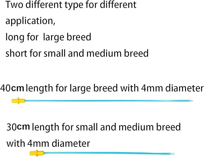 50 Pcs Canine Breeding Kit Artificial Insemination Dog Breeding Kit,Canine Breeding Kit,Artificially Inseminate Dog Kit for Dog Goat Sheep,22cm