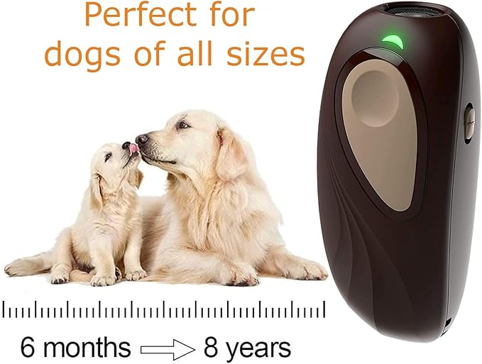 Altatac Anti Barking Device, Dog Barking Control Device, Ultrasonic Dog Bark Deterrent Device Stops Bad Behavior, 16.4 Ft Effective Control Range Safe for Human & Dogs