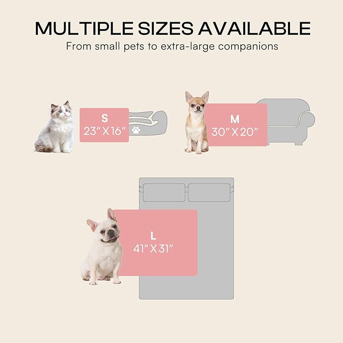 Luciphia 300GSM Fleece Dog Blanket for Small Medium Large Dogs 3D Jacquard 1 Pack 3 Flannel Puppy Cat Pet Throw Blankets Soft Washable Decorative Furniture Protect Pcs3-Grey/White/Pink, S(23''x16'')