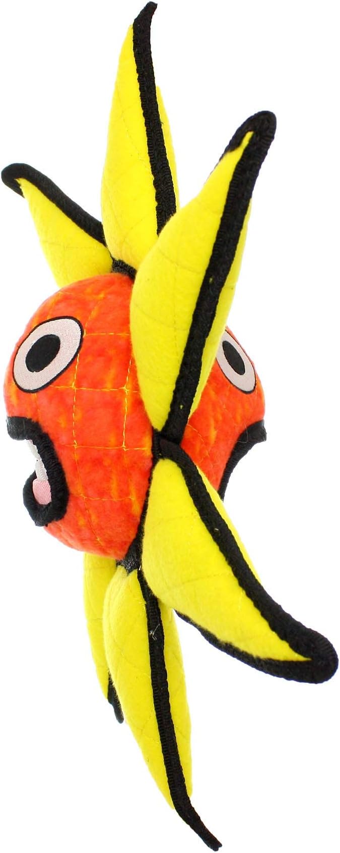 TUFFY® - World's Tuffest Soft Dog Toy - Alien - Multiple Layers. Made Durable, Strong & Tough. Interactive Play (Tug, Toss & Fetch). Machine Washable & Floats. (Ball Red Flower, Large 2 Pack)